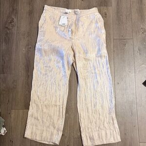 Semi Sheer Cream Slacks